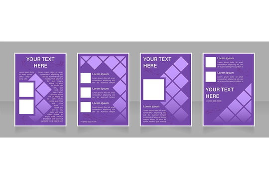 Brochure blank layout design template bundle