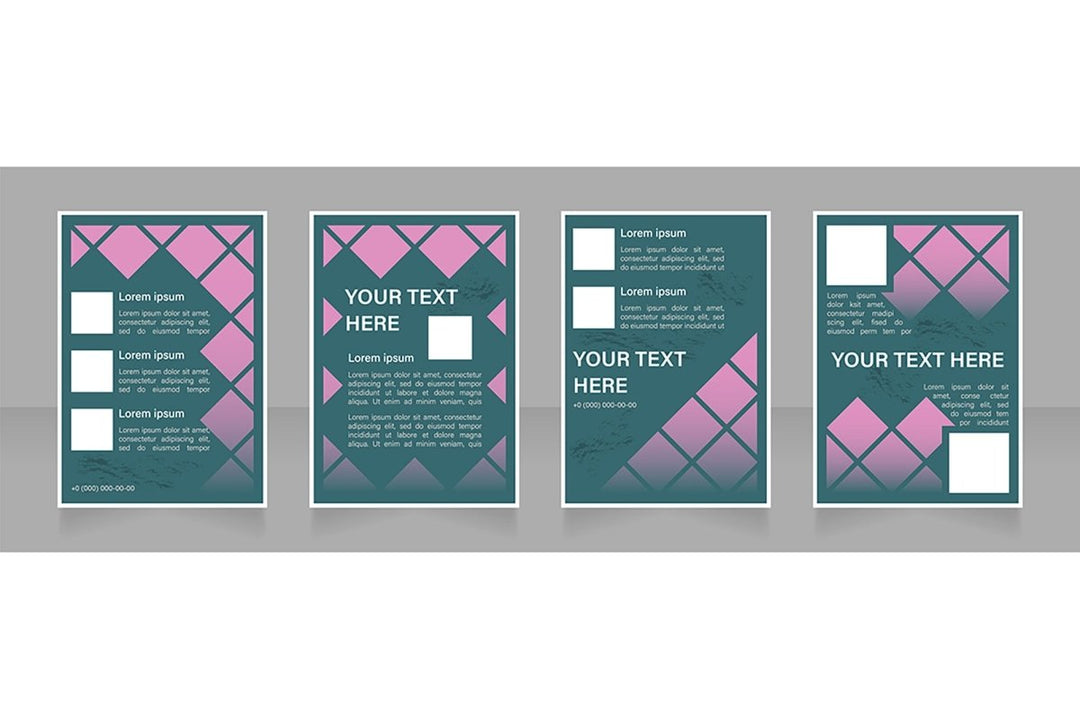 Brochure blank layout design template bundle