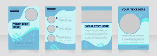 Brochure layout design template bundle