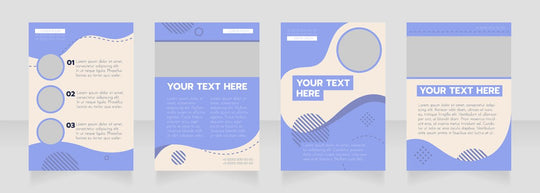 Brochure layout design template bundle