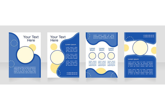 Brochure template layout design bundle