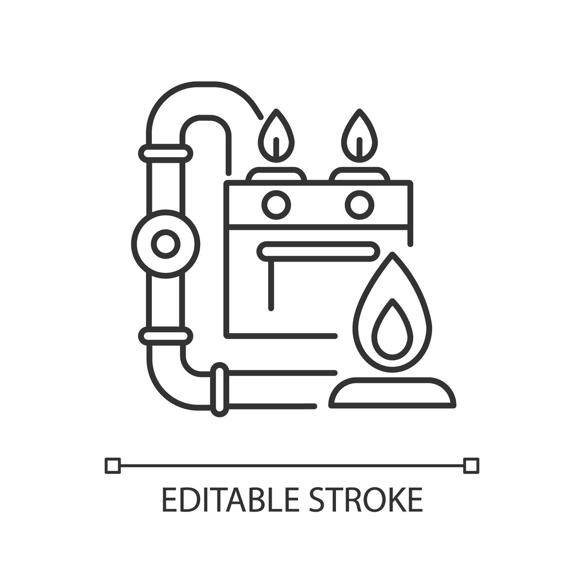 Building and repair house linear icons set