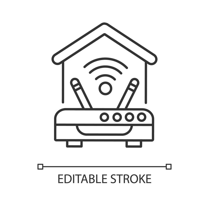 Building and repair house linear icons set