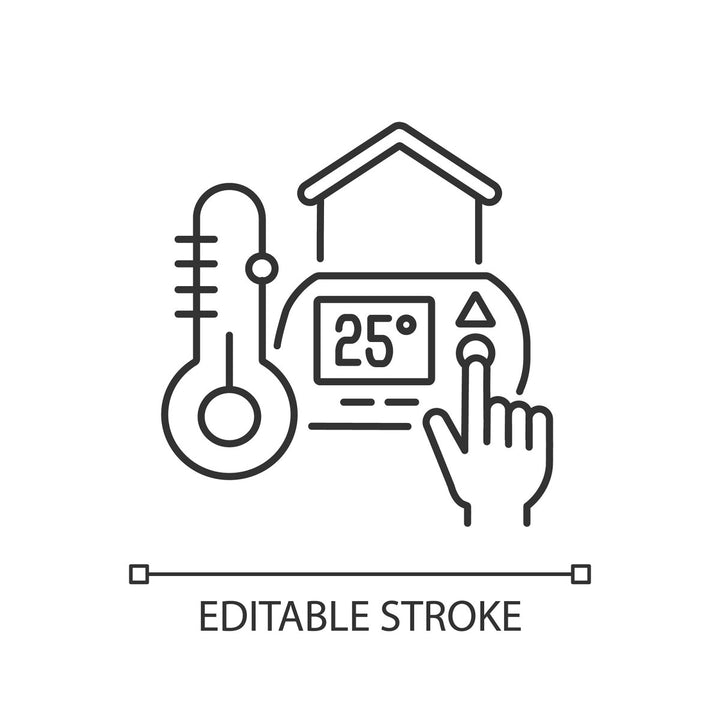 Building and repair house linear icons set