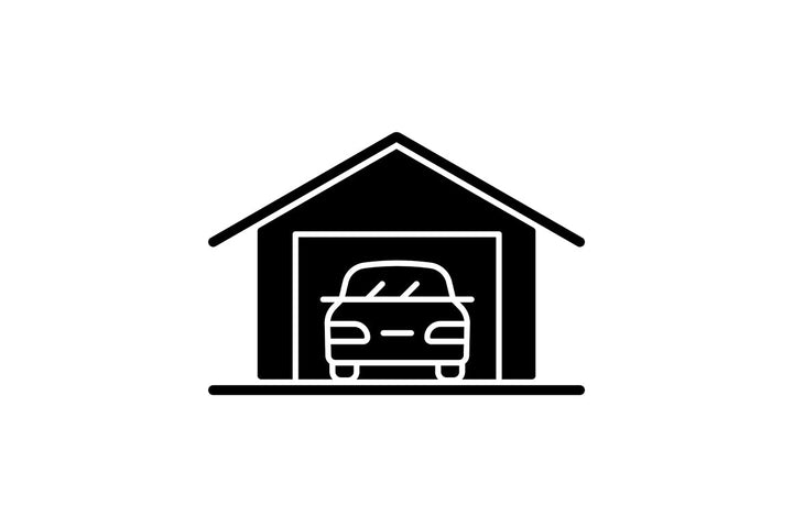 Building safety requirements black glyph icons set on white space