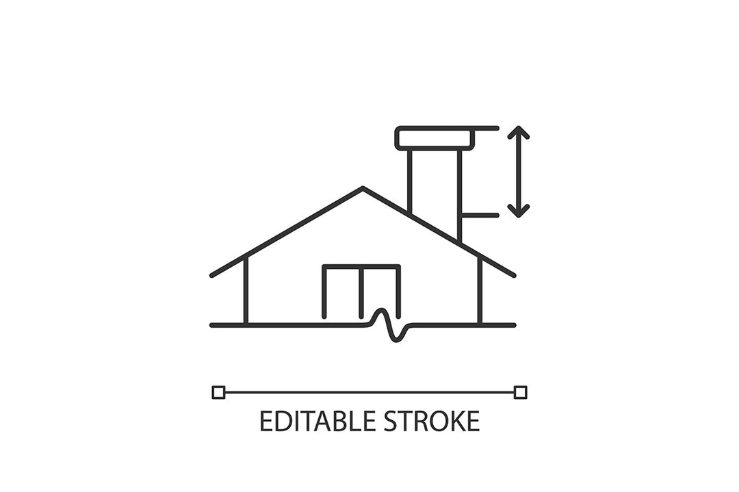 Building safety requirements linear icons set for dark and light mode