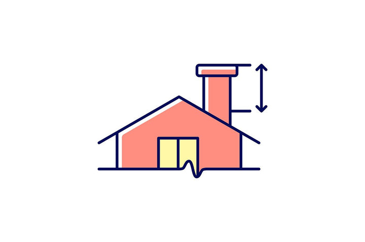 Building safety requirements RGB color icons set