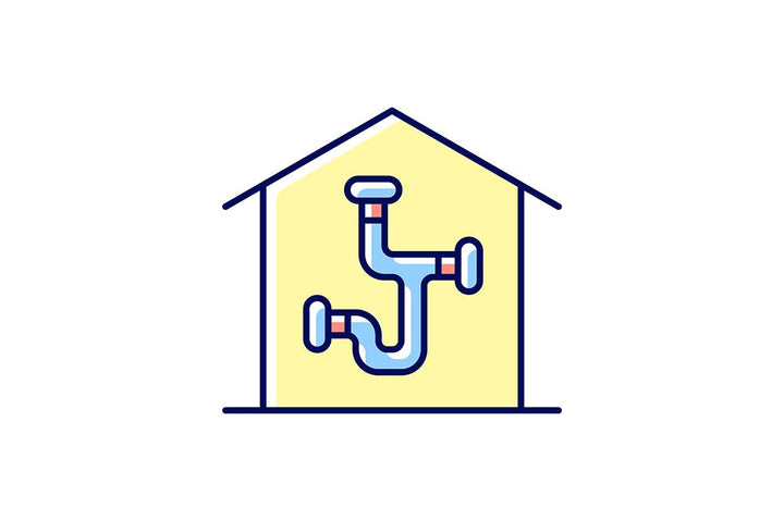 Building safety requirements RGB color icons set
