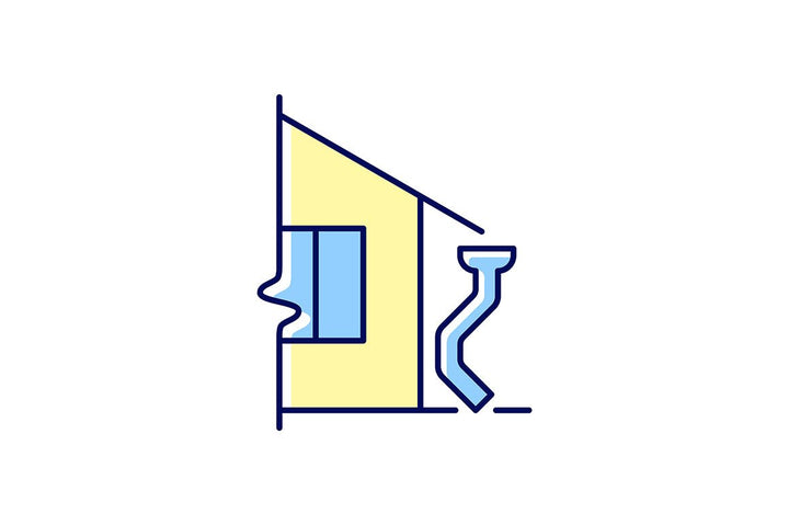 Building safety requirements RGB color icons set