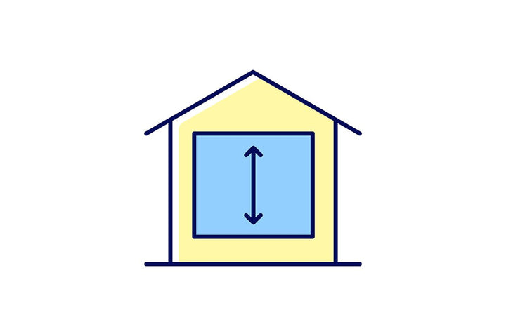 Building safety requirements RGB color icons set