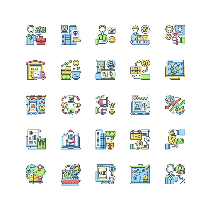 Business icons bundle