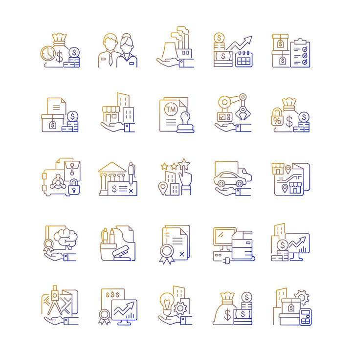 Business icons bundle