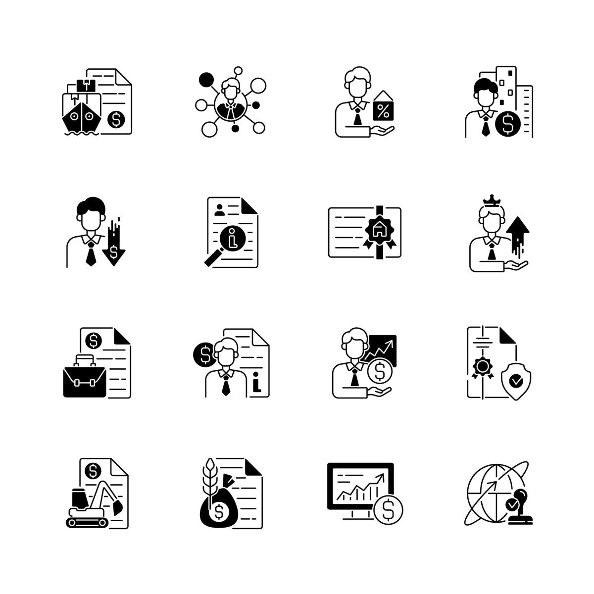 Business icons bundle
