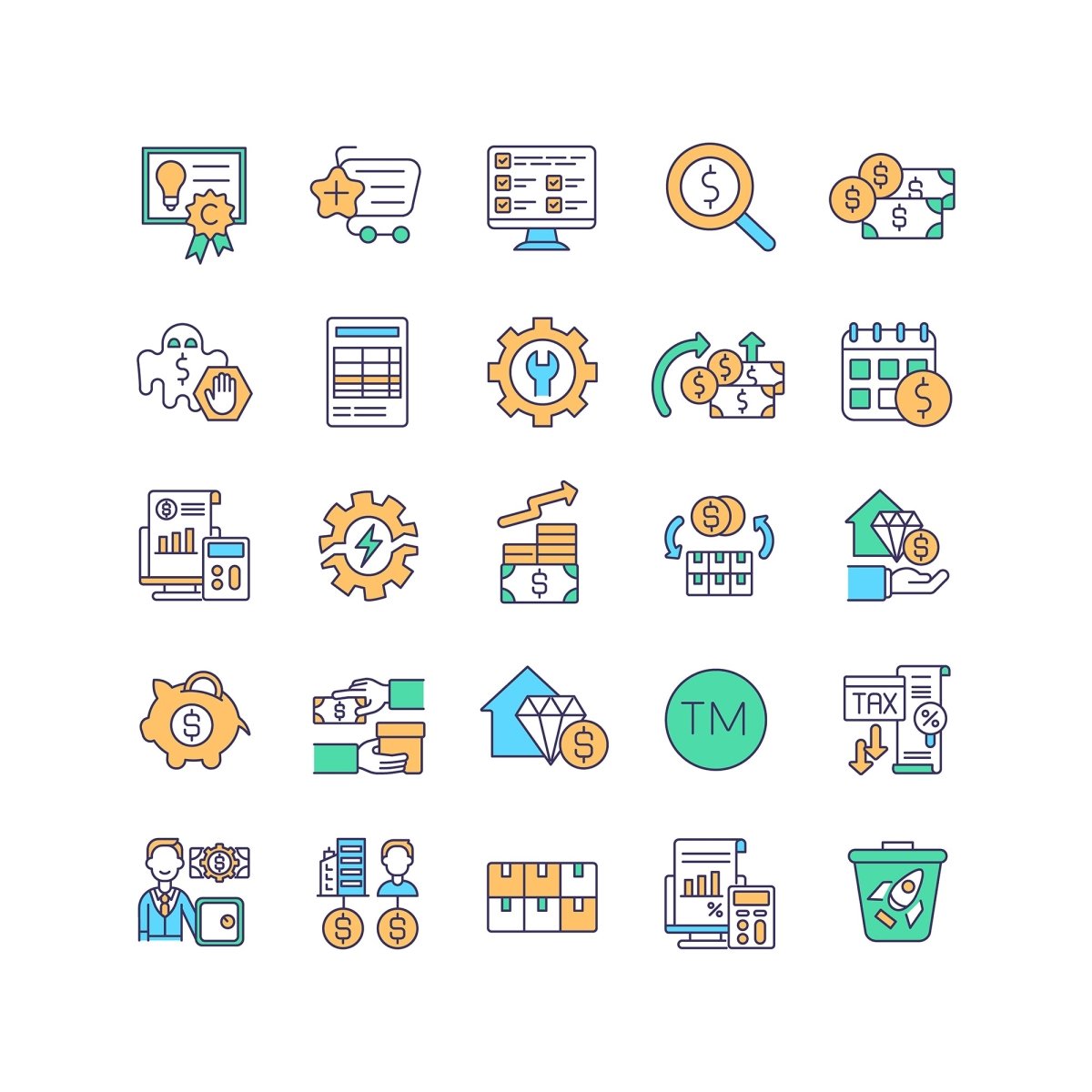 Business icons bundle