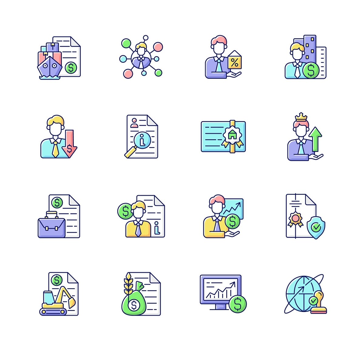 Business icons bundle