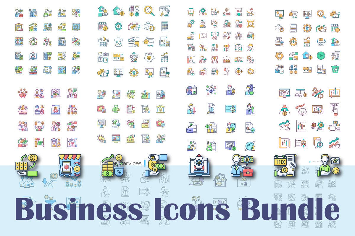 Business icons bundle