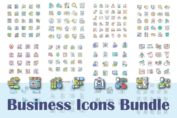 Business icons bundle