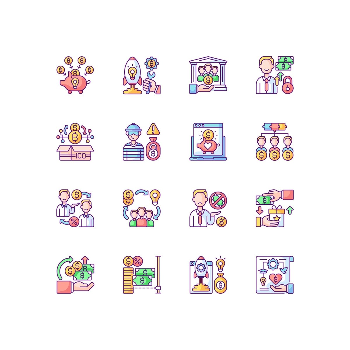 Business icons bundle