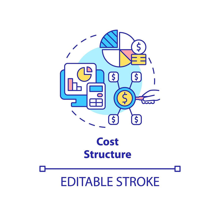 Business models concept icons bundle