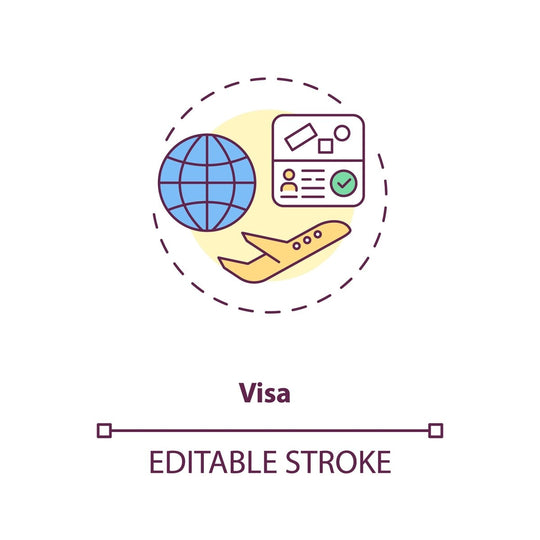 Business travel during coronavirus pandemic concept icons bundle