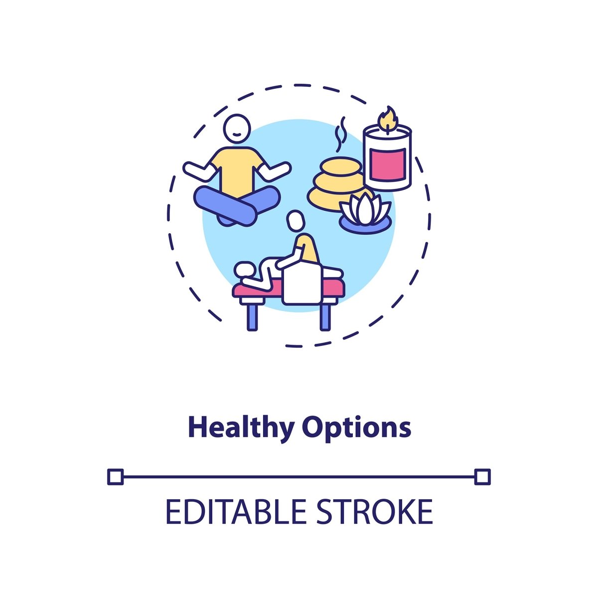 Business travel during coronavirus pandemic concept icons bundle