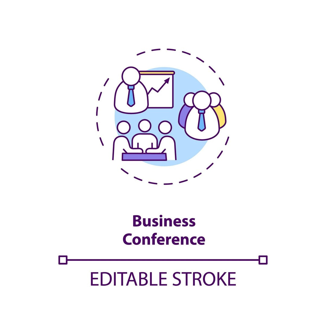 Business travel during coronavirus pandemic concept icons bundle