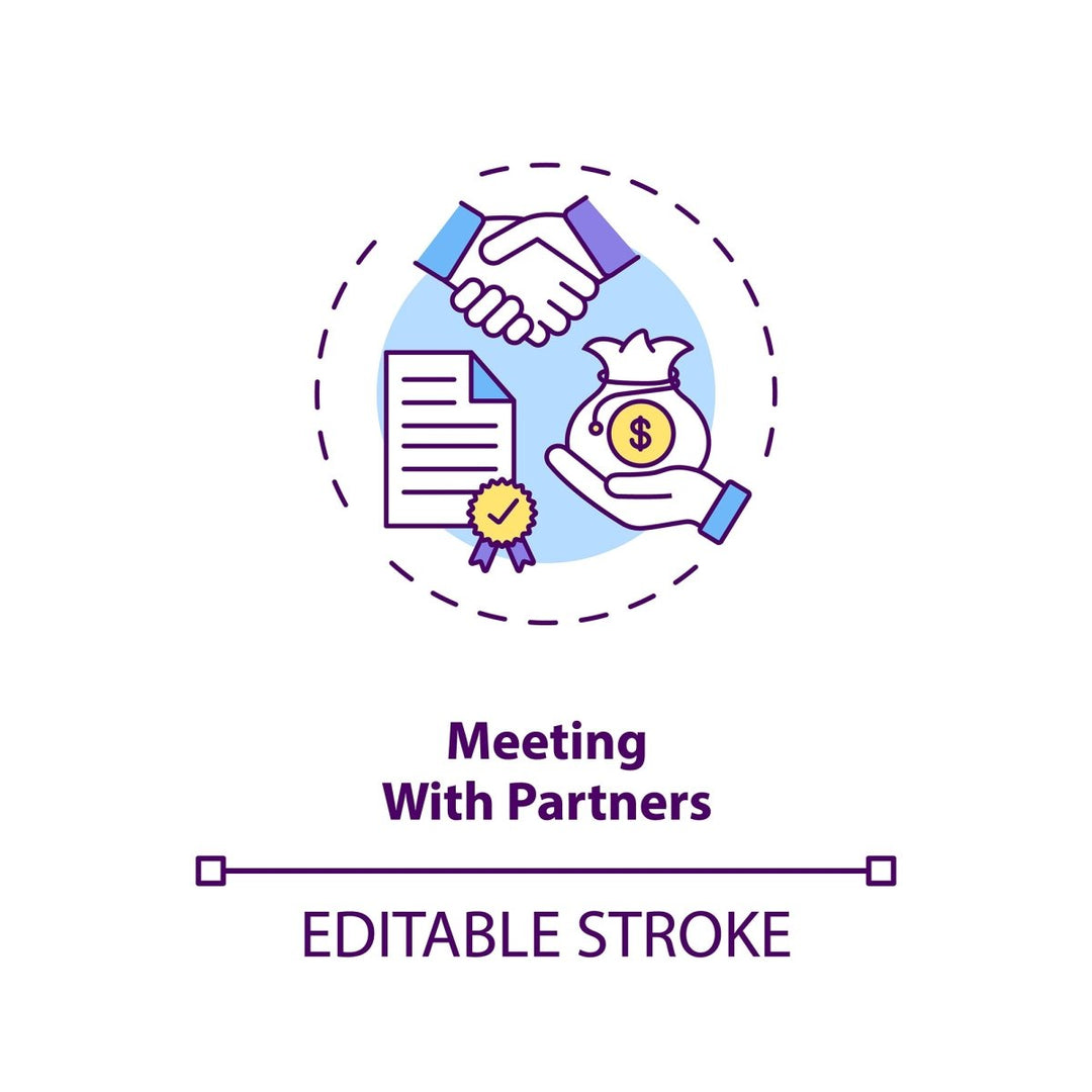 Business travel during coronavirus pandemic concept icons bundle