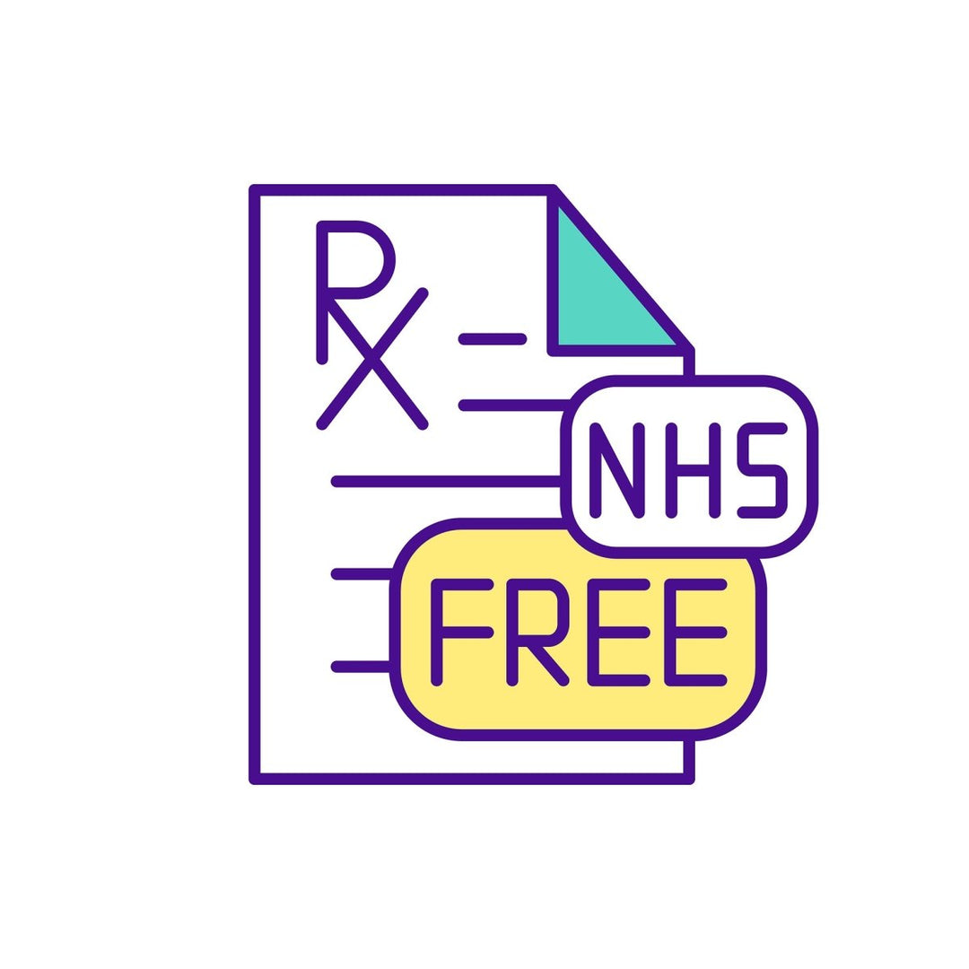 Buying medicine online RGB color icons set