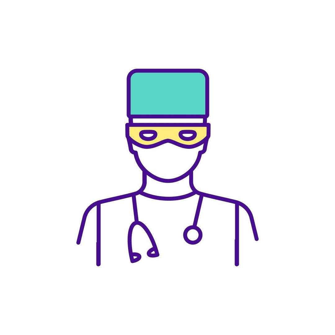Buying medicine online RGB color icons set