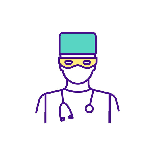 Buying medicine online RGB color icons set
