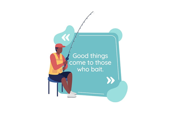 Camping and fishing social media post mockup