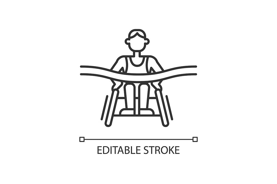 Canadian symbols linear icons set for dark and light modes set