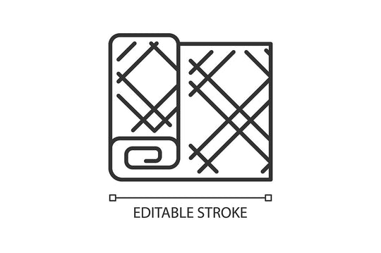 Canadian symbols linear icons set for dark and light modes set