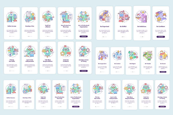 Career Advancement App Page Bundle