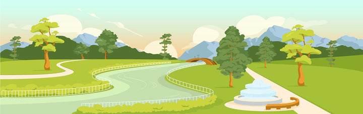 Cartoon landscapes bundle