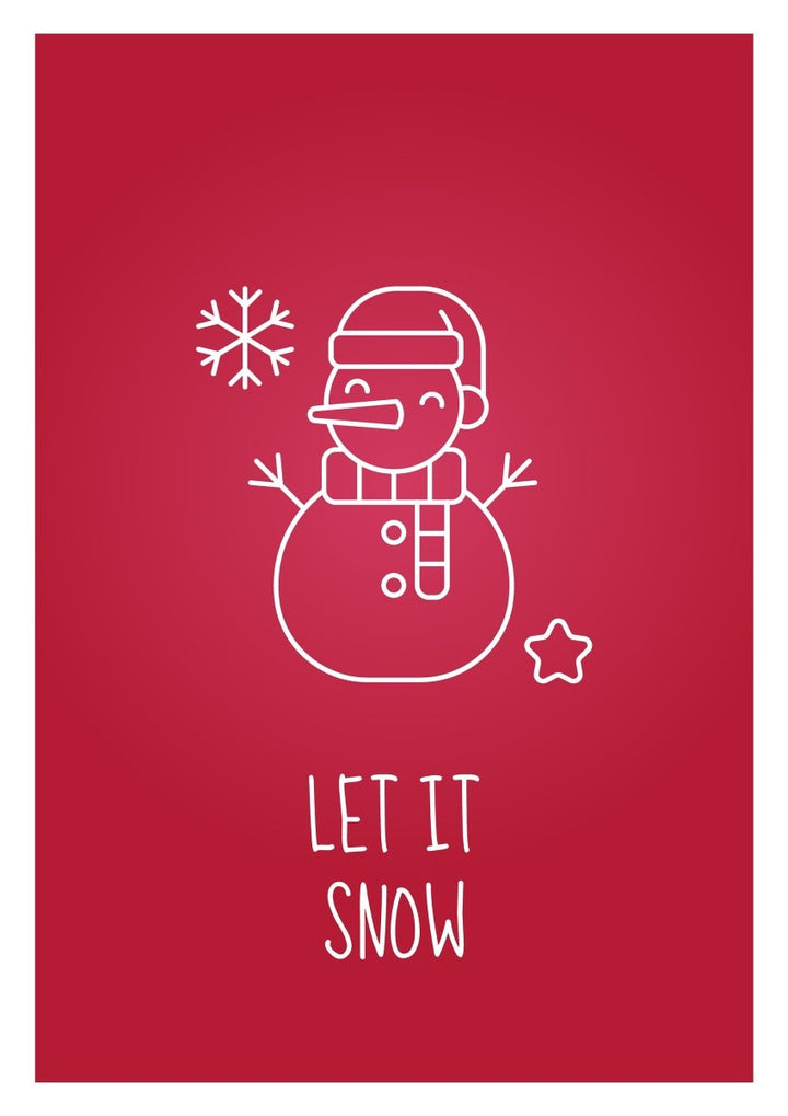 Celebrate Christmas fest postcard with linear glyph icon set