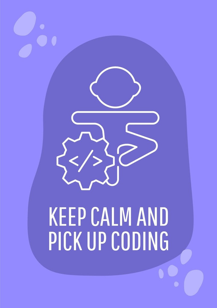 Celebrate happy programmer day postcard with linear glyph icon set