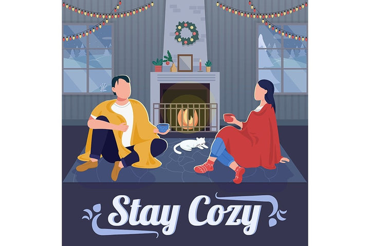 Celebrate holiday together cards mockup bundle