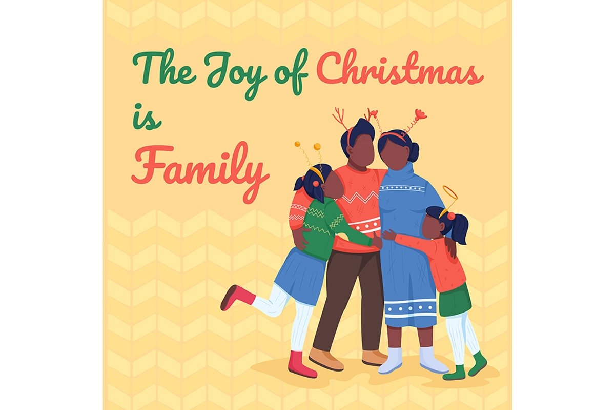 Celebrate holiday together cards mockup bundle