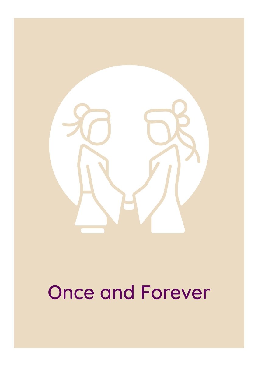 Celebrate marriage day greeting cards with glyph icon element set