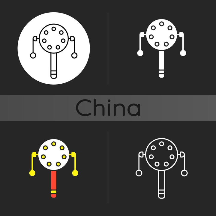 Chinese & Japanese dark theme icons bundle