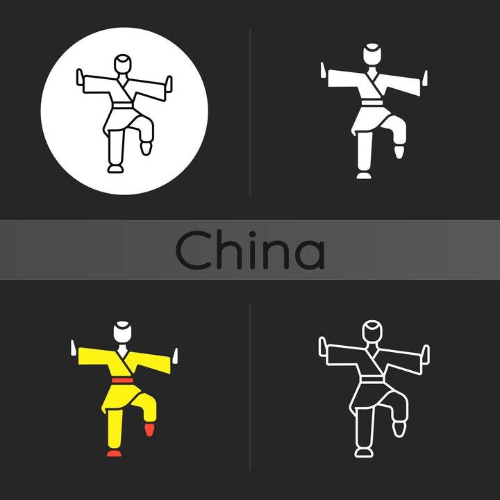 Chinese & Japanese dark theme icons bundle