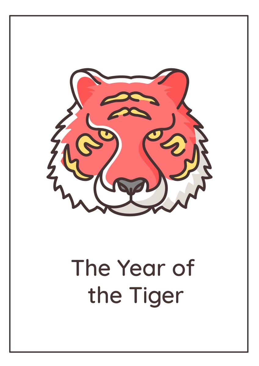 Chinese new year celebration traditions greeting cards with color icon element set