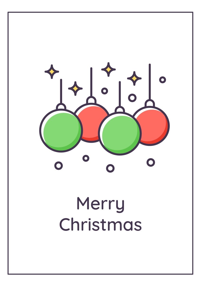 Christmas celebration greeting cards with color icon element set