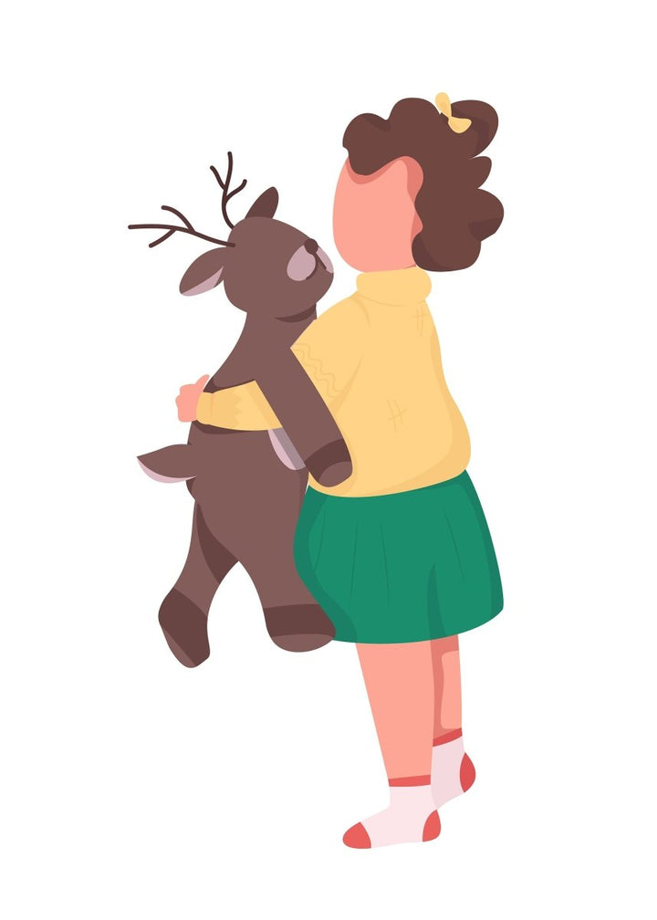 Christmas holidays color vector faceless character bundle