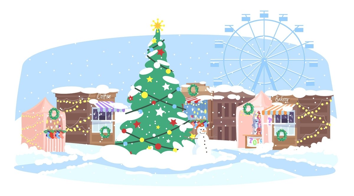 Christmas icons & illustrations bundle