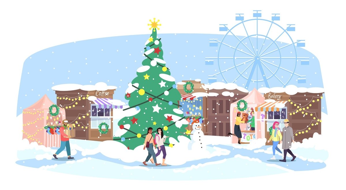 Christmas icons & illustrations bundle