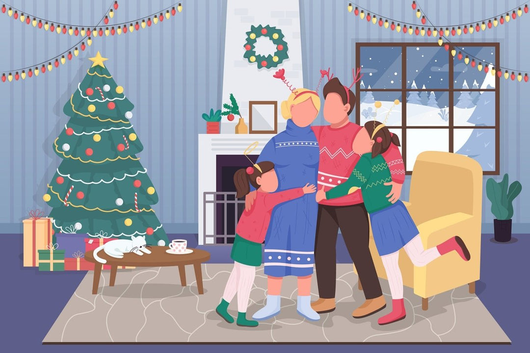 Christmas illustrations bundle
