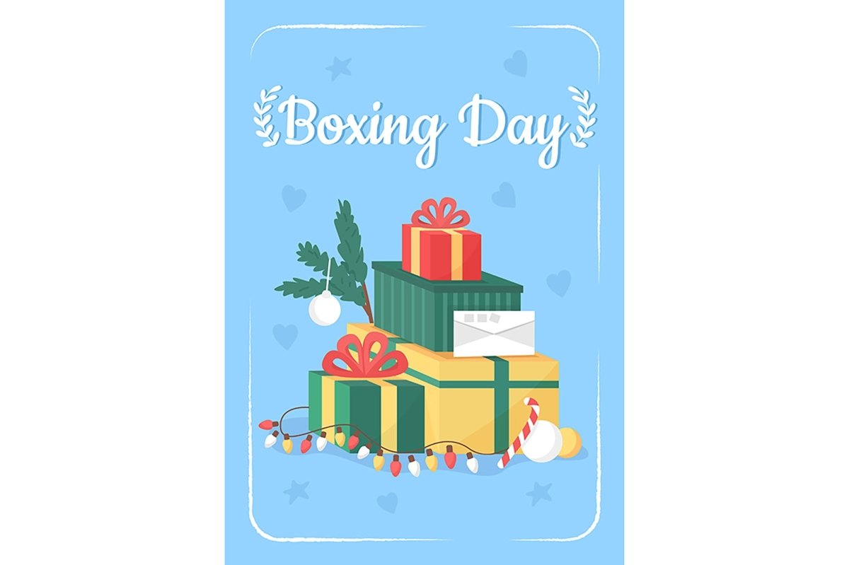 Christmas time poster vector template set