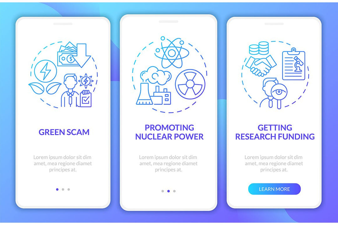 Climate Skepticism App Screens Bundle